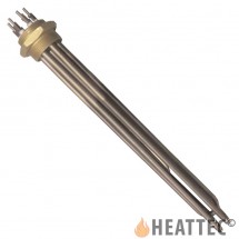Immersion Heater Stainless Steel with 3 U-shaped Ø8 elements