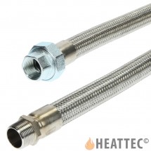 Flexible Gas Hose Stainless Steel 1 1/4"