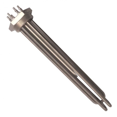 Immersion Heater 2’’1/2 BSP with 3 S/S U-shaped Ø12,5 elements